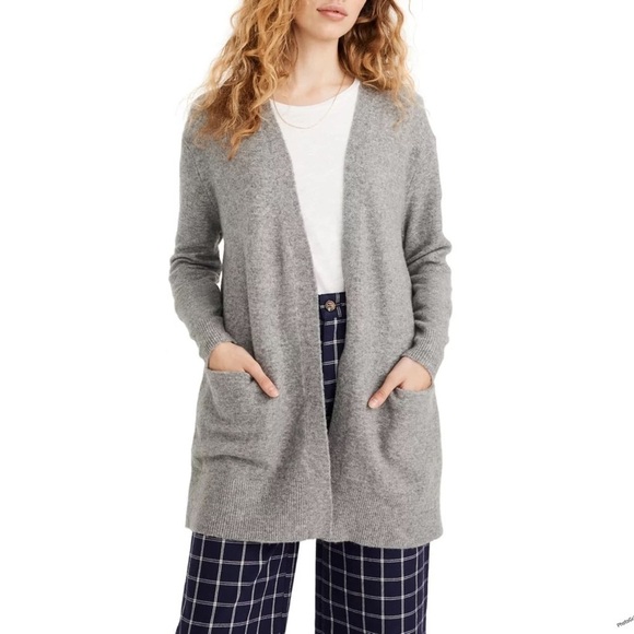 Madewell Sweaters - Madewell Ryder Cardigan Small gray
